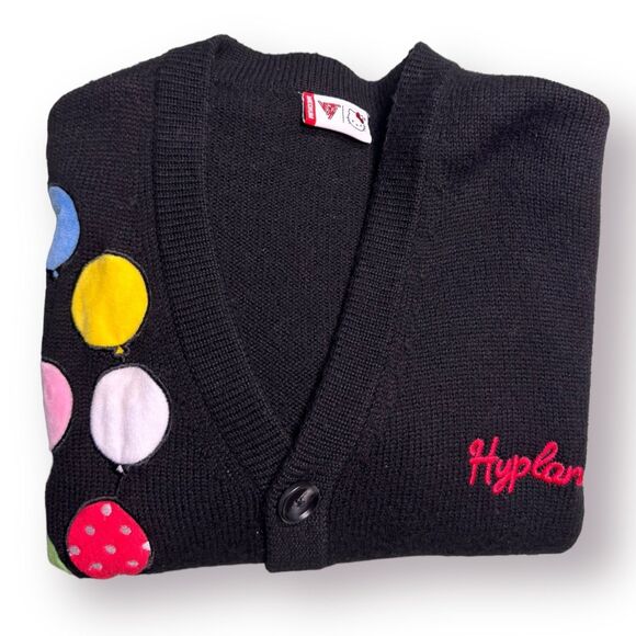 Hypeland Hello Kitty Balloons Knit Cardigan Size Medium Retro Kawaii Cardigan - Picture 7 of 7